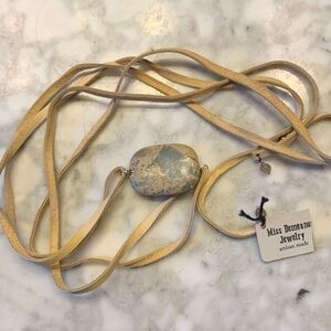 Stone wrap around bracelet
